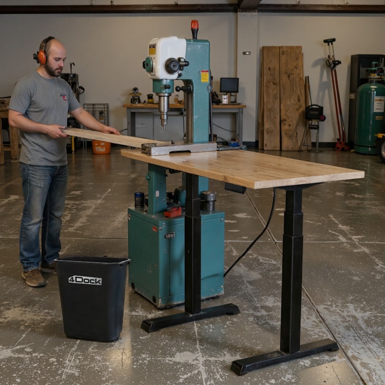 Electric Industrial Height-Adjustable Workbench with Wide Lift Electric Industrial Height-Adjustable Workbench with Wide Lift